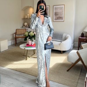 violet mermaid dress Zapakasa Women Sparkly Lilac Prom Dress Mermaid Lace-Up Back Long Evening  Dress